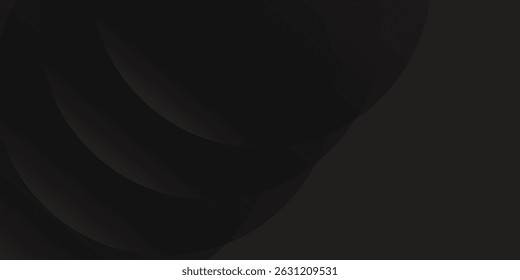 Capa abstracta geométrica negra de la superposición del fondo en el espacio brillante con la decoración del efecto de las líneas. Concepto moderno del estilo de los círculos del elemento del Diseño gráfico para el Anuncio.