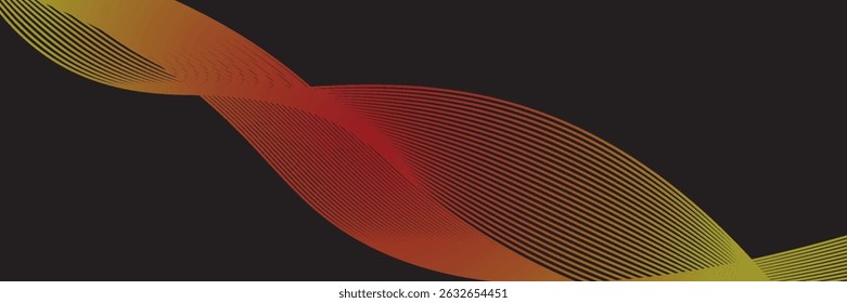 fundo abstrato geométrico preto sobrepondo camadas no espaço brilhante com decoração de efeito de linha. 