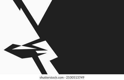 Black Geometric Abtract Background for Wallpaper, Web, Banner, Landing page, and etc.