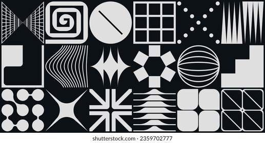 black geometric background with abstract and futuristic elements.