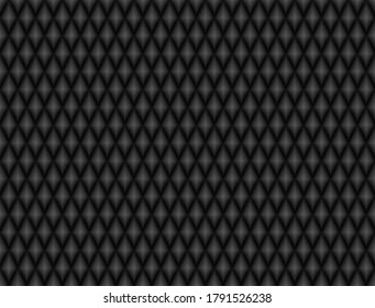 Black geometric background in geometric style with gradient. Black vector polygonal rectangles illustration. Bright abstract rhombus mosaic background for design, business, print, web. Seamless vector
