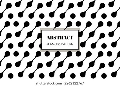 Black geometric circle straight line shape transparent pattern swatch with white rectangular shape for background
