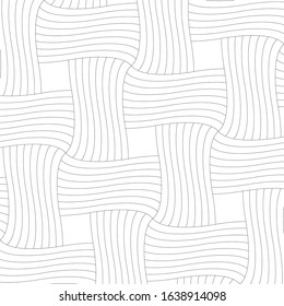 Black geometric lined vector illustration isolated on white background. Creative line pattern for cover. Abstract straight tiny line texture ornament design, repeating tiles. minimalistic shape