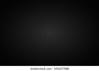 Black geometric metal texture background. Easy to edit and customize. Vector 3d. EPS10.