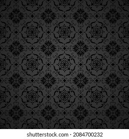 Schwarzes geometrisches Vektormuster