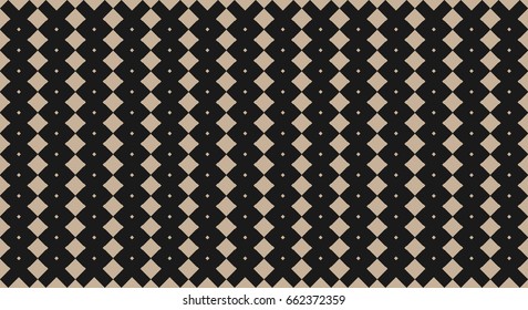 Black Geometric Pattern on Light Brown Background