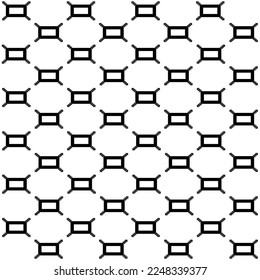black geometric pattern on white background