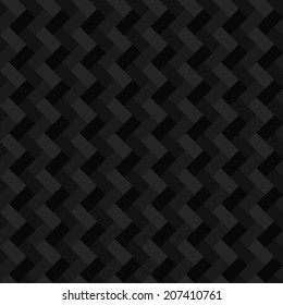 Black geometric rectangle seamless background. Vector illustration