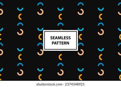 Black Geometric seamless pattern. Abstract geometric graphic design pattern. simple Seamless geometric pattern.