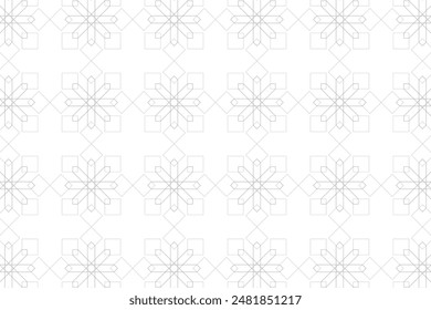 Black geometric seamless pattren set vector element background