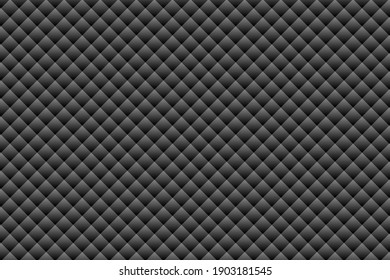 Black Geometric Shapes Background - Illustration, 
Three dimensional mosaic vector