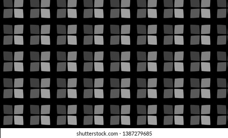 Black Geometric Square Pattern Vector