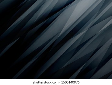 Black geometric vector background, can be used for cover design, poster, advertising