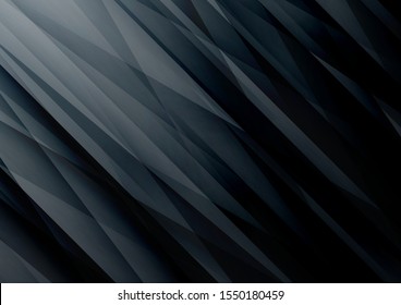 Black geometric vector background, can be used for cover design, poster, advertising