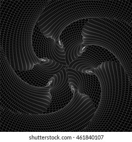 black geometrical vector background with circles. 
artwork template for a cover, poster and other prints.