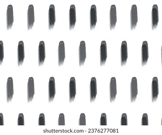 Black ghost pattern on transparent background, vector graphic for design. Halloween, horror character