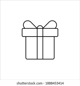 Gift Box Outline Images, Stock Photos & Vectors | Shutterstock