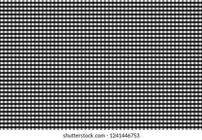 Black gingham pattern for plaid,background,tablecloths and textile articlesl,vector illustration.EPS-10.