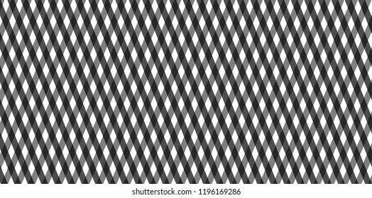 Black Gingham pattern. Texture from rhombus/squares for - plaid, tablecloths, clothes, shirts, dresses, paper, bedding, blankets, quilts and other textile products.