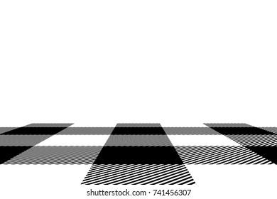 Black Gingham pattern. Texture from rhombus/squares for - plaid, tablecloths, clothes, shirts, dresses, paper, bedding, blankets, quilts and other textile products. Vector illustration.