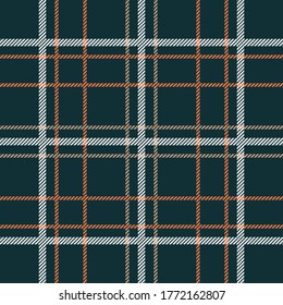 Black gingham print. Seamless pattern inspired by vintage design. Template for plaids, shirts, napkins, dresses.