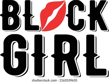 Black Girl Design And Vector File