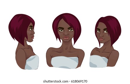 black girl illustration