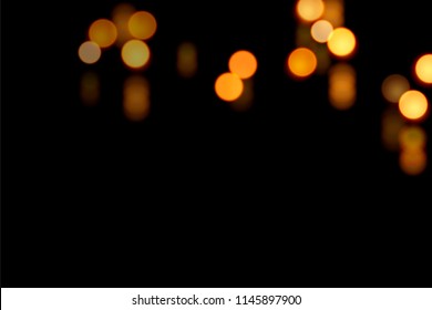 Black glamour bokeh background with copy space Black glamour bokeh background with copy space