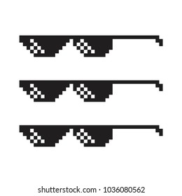 Black  glasses  vector