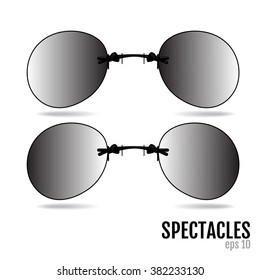 Black glasses Vector Art, Stock Vector