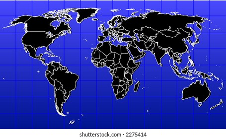 BLACK GLOBE (vector)
