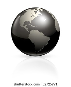 Black Globe, Vector