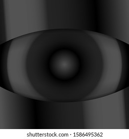 Black Glossy Abstract Background with Shadows