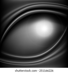 Black glossy background with abstract waves