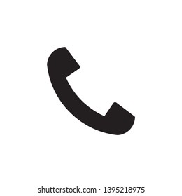 black glyph phone icon vector, eps 10