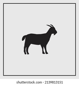 Black goat vector design T-shirt