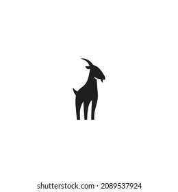 the black goat vector illustration