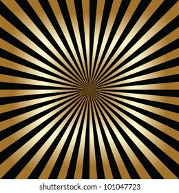 Black and gold abstract background