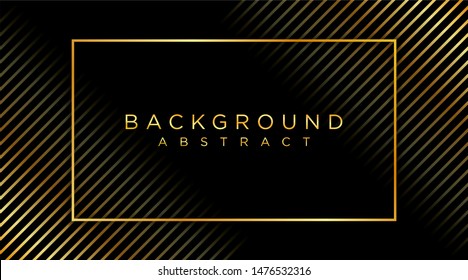 Black and gold abstract background