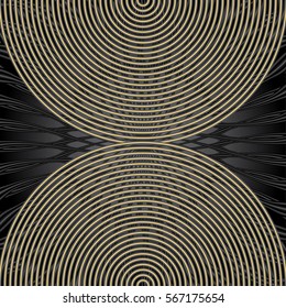 black & gold abstract background