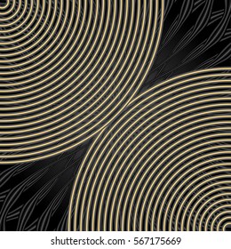black & gold abstract background