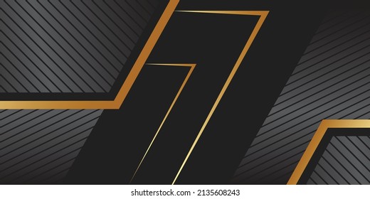 black and gold abstract background design