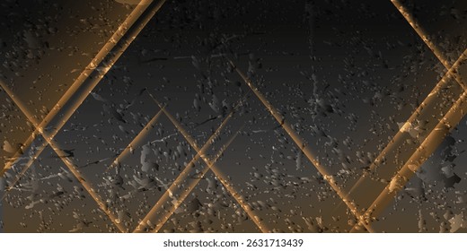 black and gold abstract background. eps 10