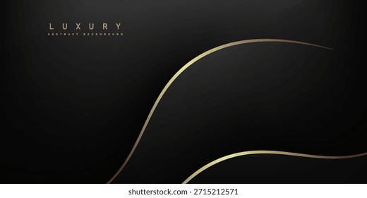 Fondo abstracto negro y oro con textura de líneas superpuestas