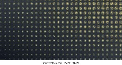 Fondo abstracto negro y oro. Las capas superpuestas adornan los puntos dorados. Ilustración vectorial.