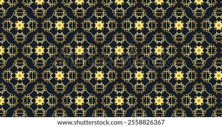 Black Gold Abstract Background Seamless Pattern Islamic Abstract seamless pattern of black and gold color for wallpapers and background Oriental seamless vector patterns set. Arabic geometric ornament