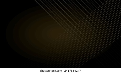 Black and Gold abstract background vector illustration design. Abstract background with gradation and gold line. Template for presentation, web, banner, photo, award, atc. 