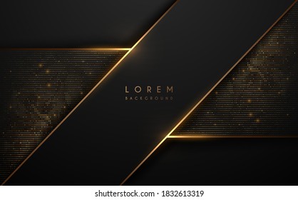 Black And Gold Abstract Luxury Background