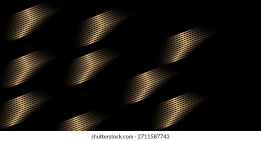 Fondo de lujo Abstractas negro y dorado. Moderna Plantilla de diseño minimalista de Premium. Increíble invitación de bienvenida. Gran Anuncio de celebración para cumpleaños y aniversario. Elegante Plantilla de diseño decorativo. 