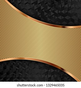 black and gold abstract textured background